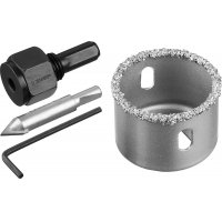 Коронка-чашка по кафелю карбид вольфрама 38мм L 25мм ЗУБР