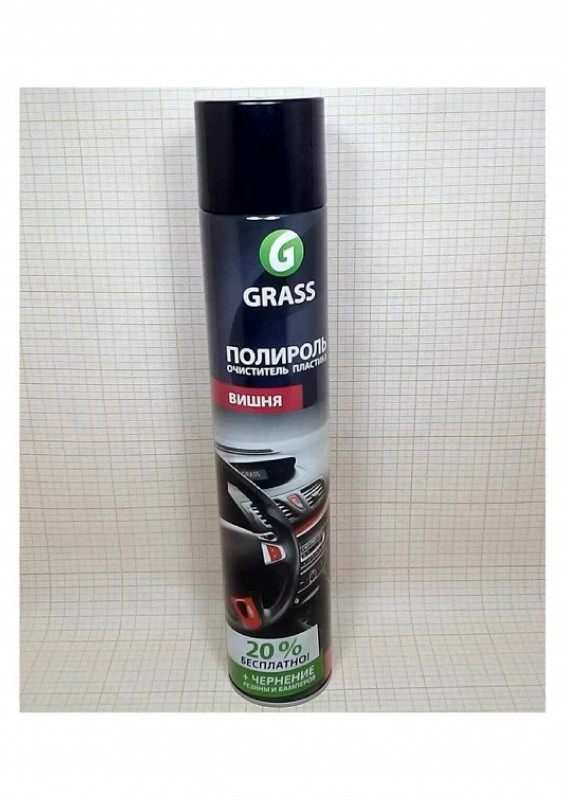Средство для полировки пластика, глянец Вишня Dashboard Cleaner 750мл Grass