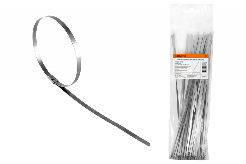 Стальные хомуты-стяжки Gigant нержавеющие 4,6х150мм 100шт