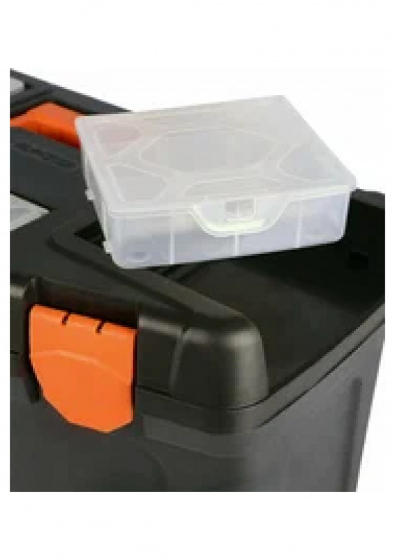 Ящик для инструментов 19" черный/оранжевый MASTER Economy