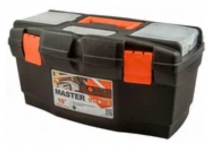 Ящик для инструментов 19" черный/оранжевый MASTER Economy