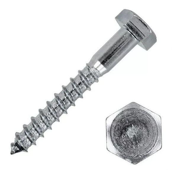 Шуруп-болт Глухарь по дереву DIN 571 6х100