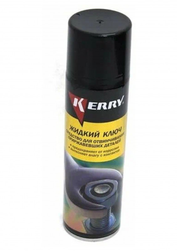 Смазка жидкий ключ аэрозоль KERRY для отвинчивания приржавевших деталей 210мл