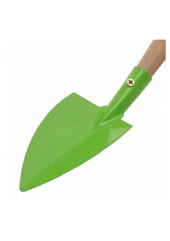 Совок посадочный 70х310 мм стальной широкий дерев ручка