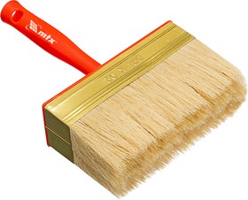 Кисть-ракля натуральная щетина пластмассовая ручка 50х150