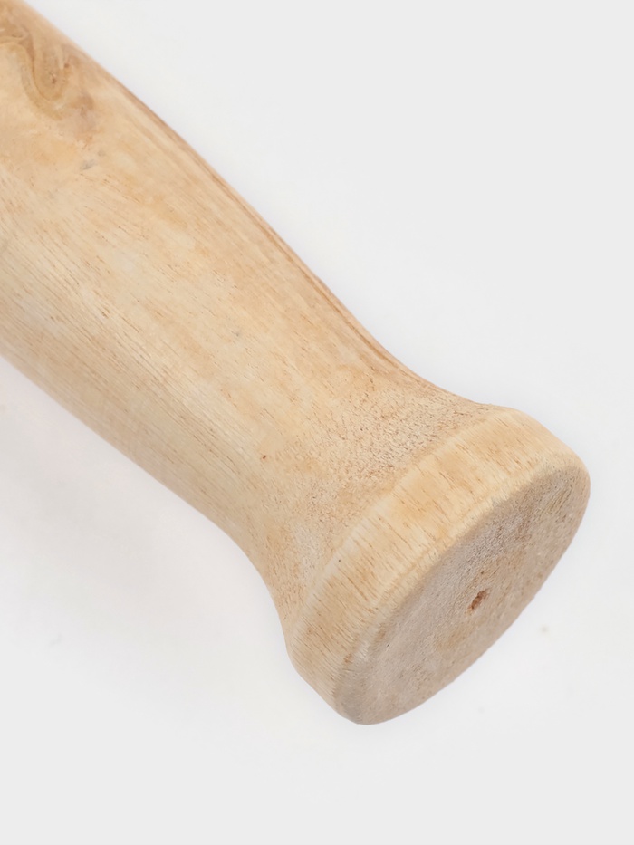 Нож для пиццы и теста 18,5см, ребристый, цвет бежевый "Классик"