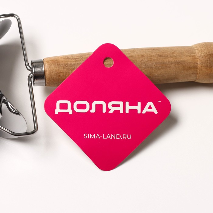 Ролик для вырезания кругов из теста Профи d7см 16х10х5см